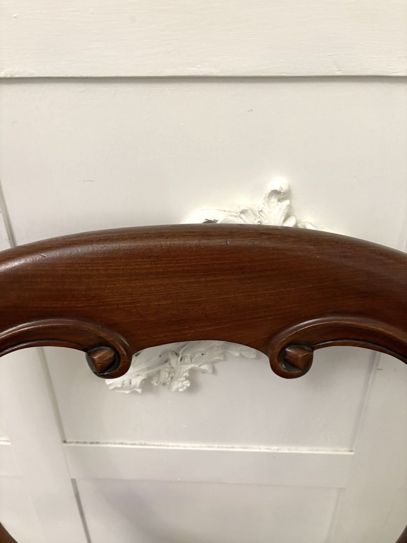 Superb Quality Set Of Six Antique Victorian Mahogany Dining Chairs - Image 10